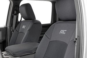 Ram 2500 Seat Covers - Front + Rear - Rough Country - Neoprene - '19-'23